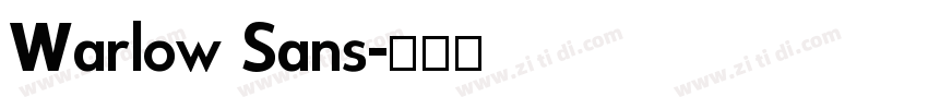 Warlow Sans字体转换